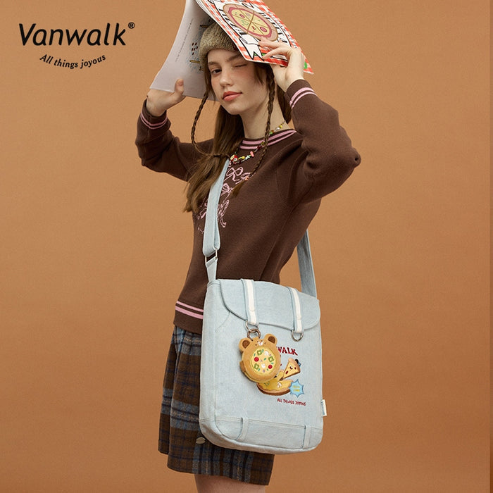 Vanwalk Lightweight Pizza Series Crossbody Bag V2859