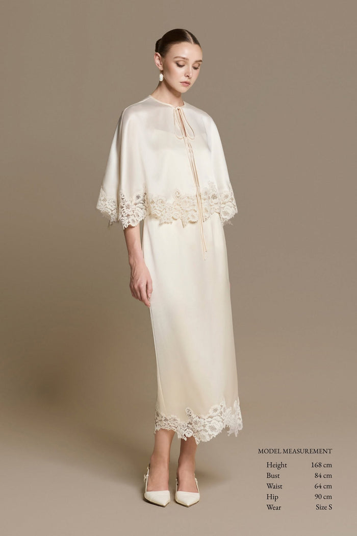 Velour Silk Cape