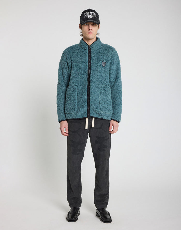 veste homme sherpa park blue PULLIN en polyester
