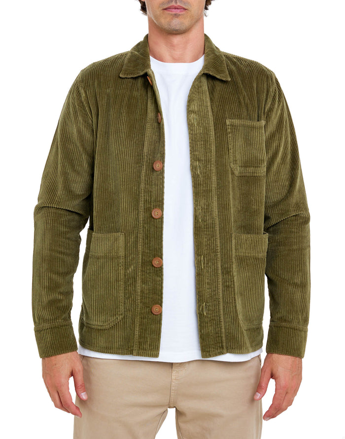 veste velours land PULLIN en coton