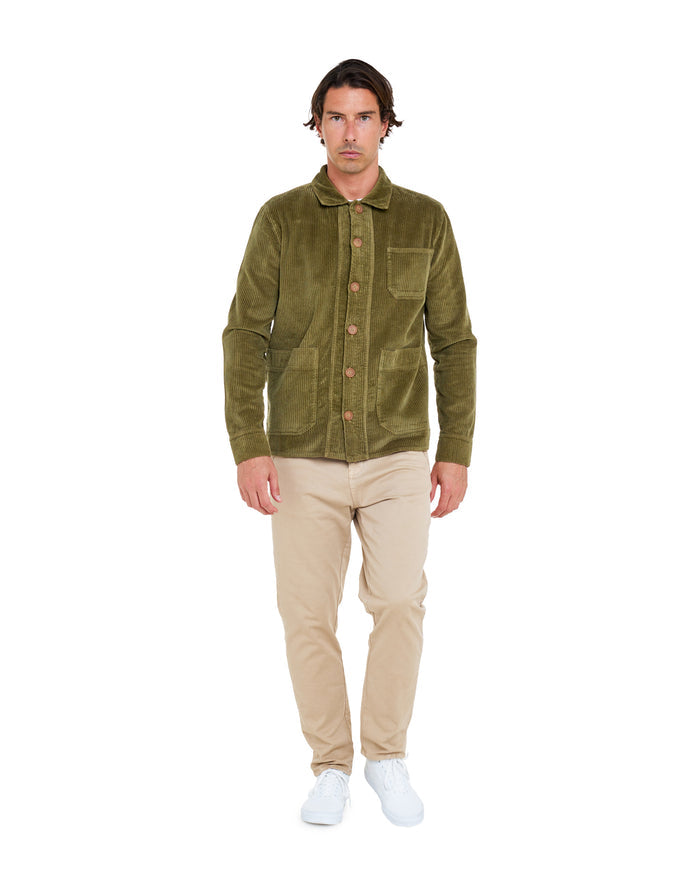 veste velours land PULLIN en coton