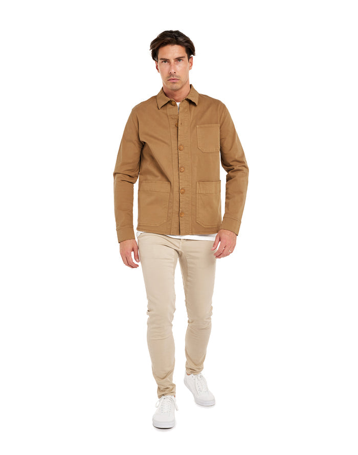 veste worker desert PULLIN en coton