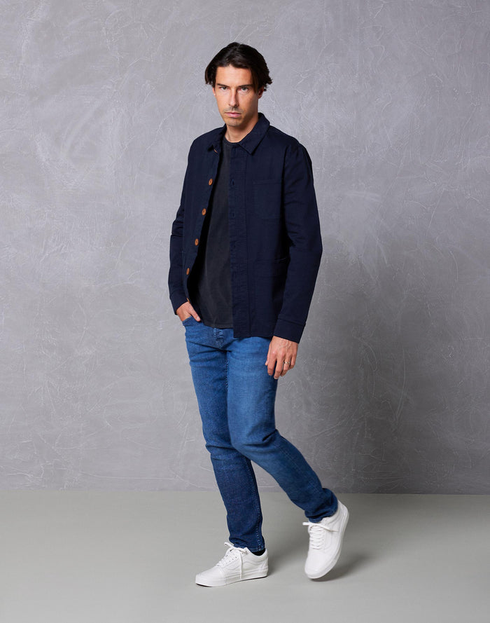 veste worker night PULLIN en coton