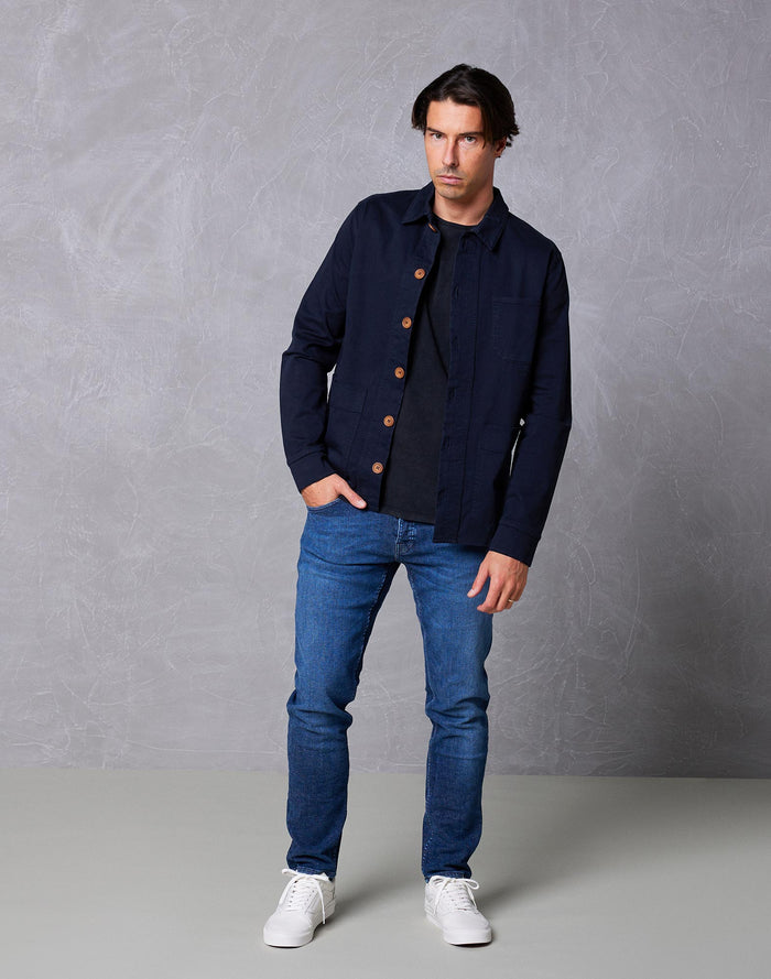 veste worker night PULLIN en coton