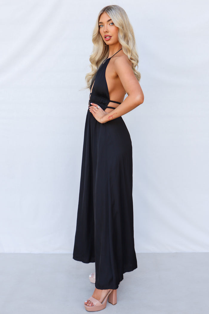 Viera Maxi Dress - Black - Runway Goddess