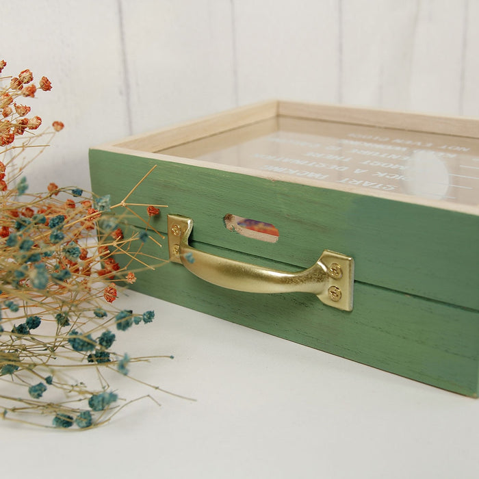 Vintage Look Wooden Case Money Boxes