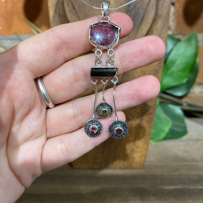 Watermelon Tourmaline Pendant