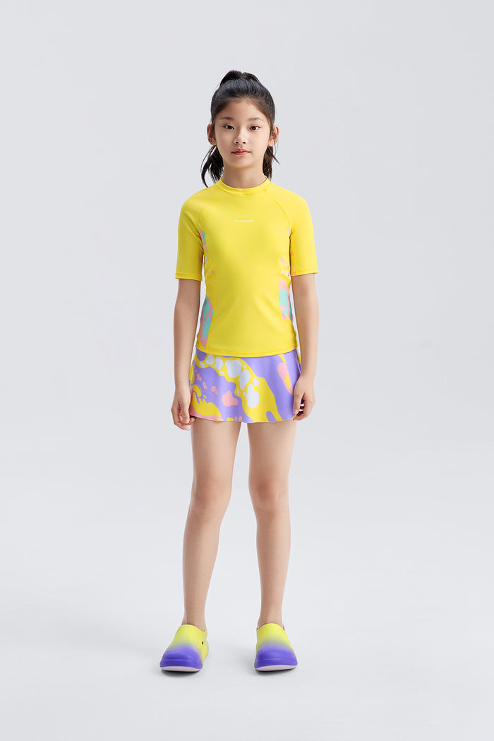 Waverider Short Sleeve Rashguard **Lemon**