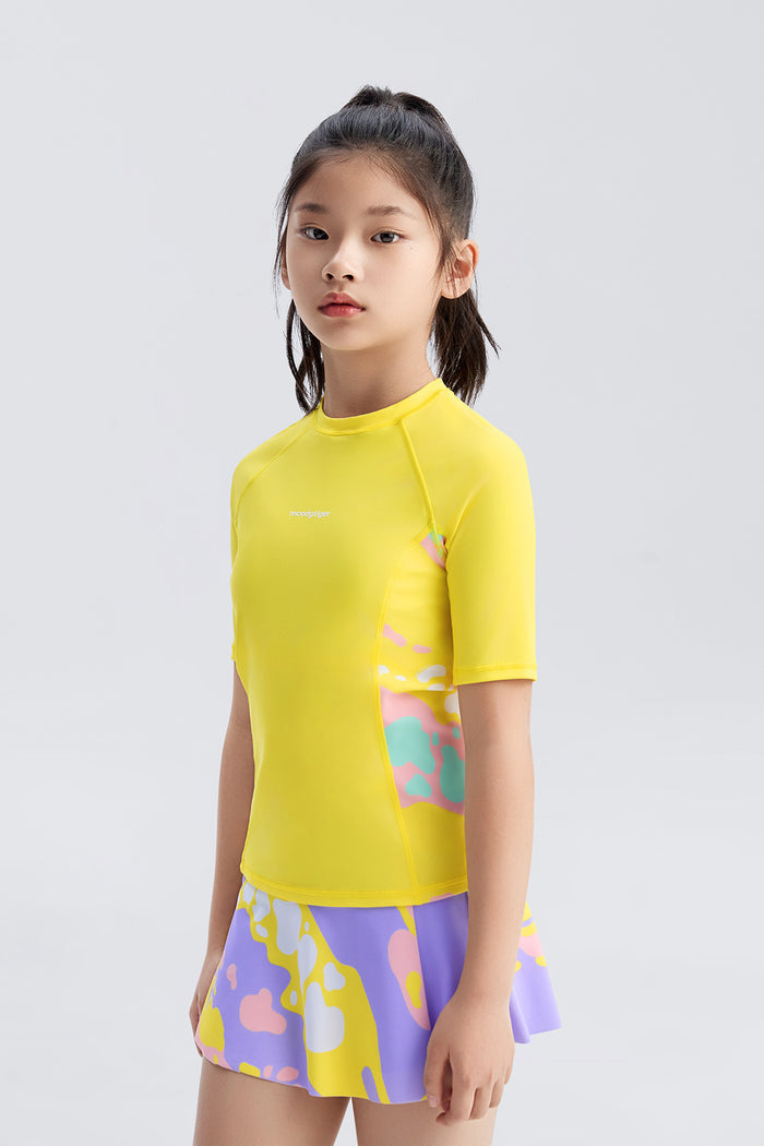 Waverider Short Sleeve Rashguard **Lemon**