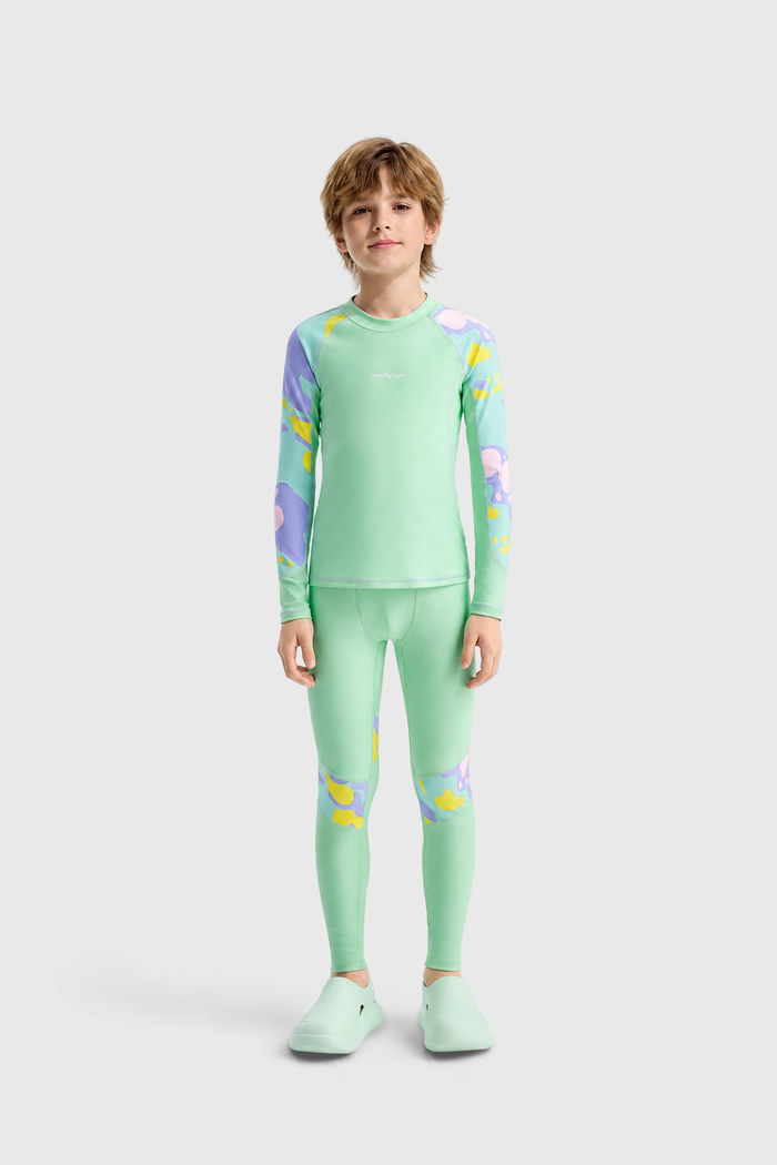 Waverider Long Sleeve Rashguard **Ice mint**