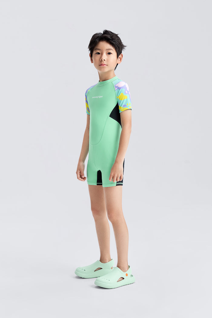Waverider Swimsuit **Frog Cyan**