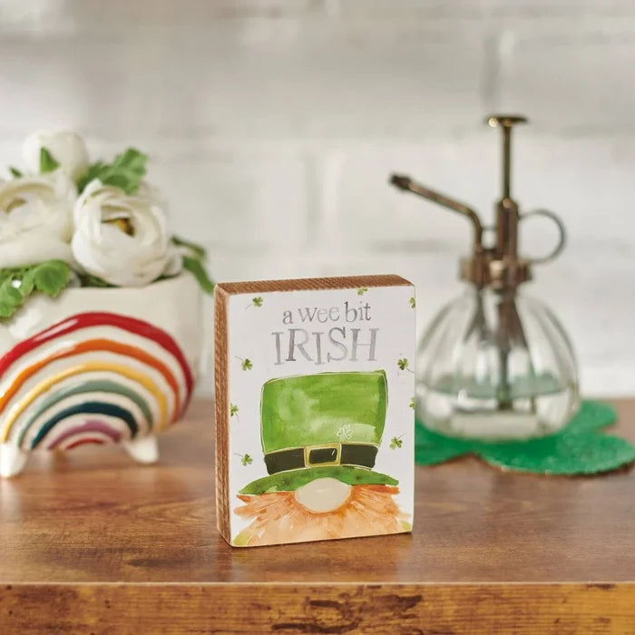 Wee Bit Irish BLock SIgn