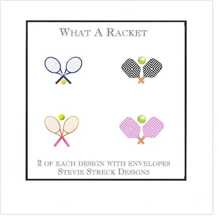 What a Racket Boxed Note Cards