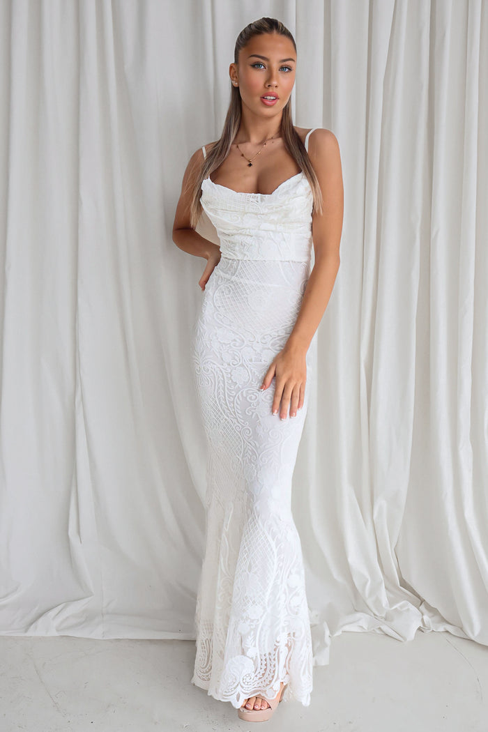White Dove Gown - Runway Goddess