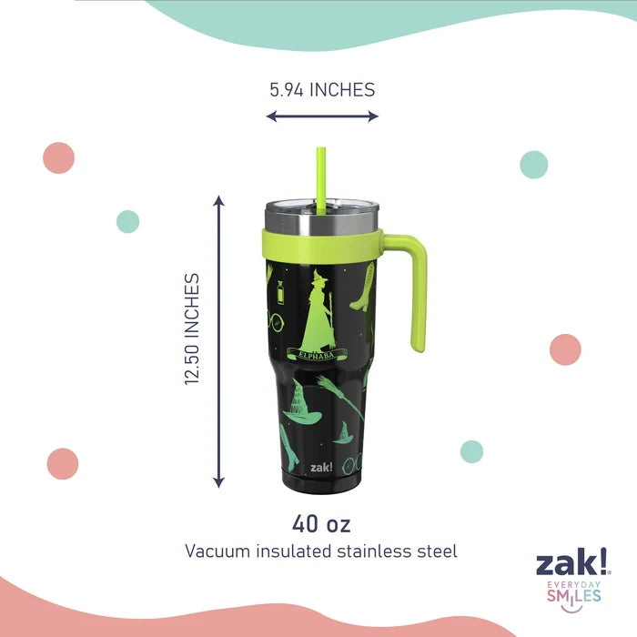 Wicked Halloween Straw Handle Tumbler