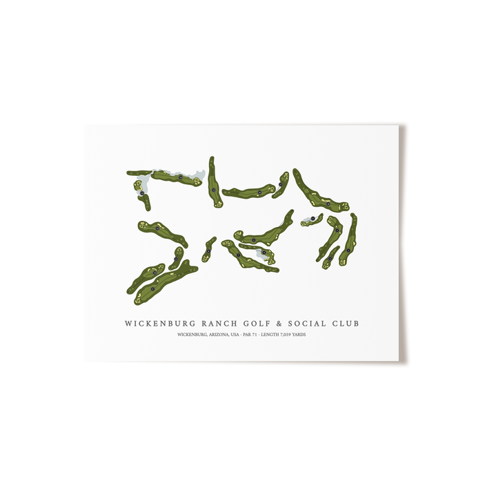 Wickenburg Ranch Golf & Social Club | Golf Course Print | Unframed