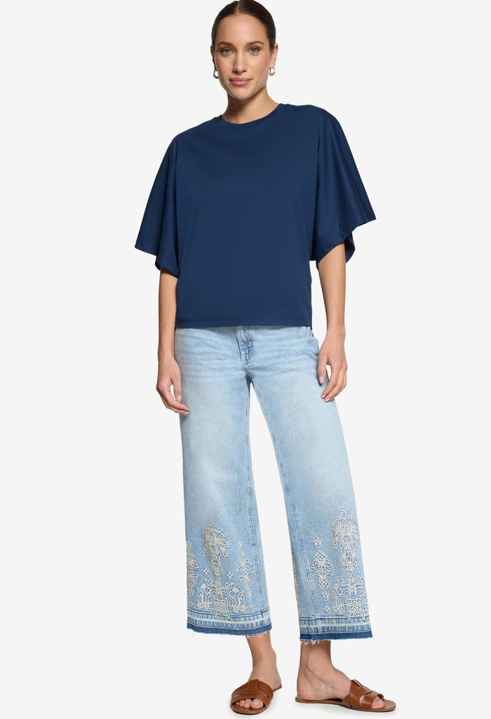 Wide Sleeve Top