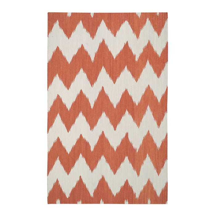 Wild Chev Saffron Flat Woven Rug Rectangle image