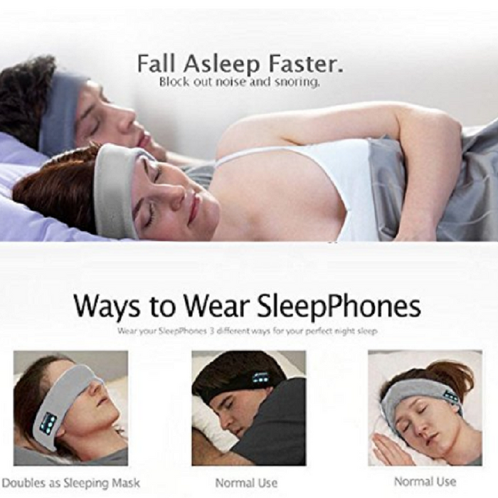 Wireless Bluetooth Stereo Headphones/Headband For Running, Sleep, Anytime