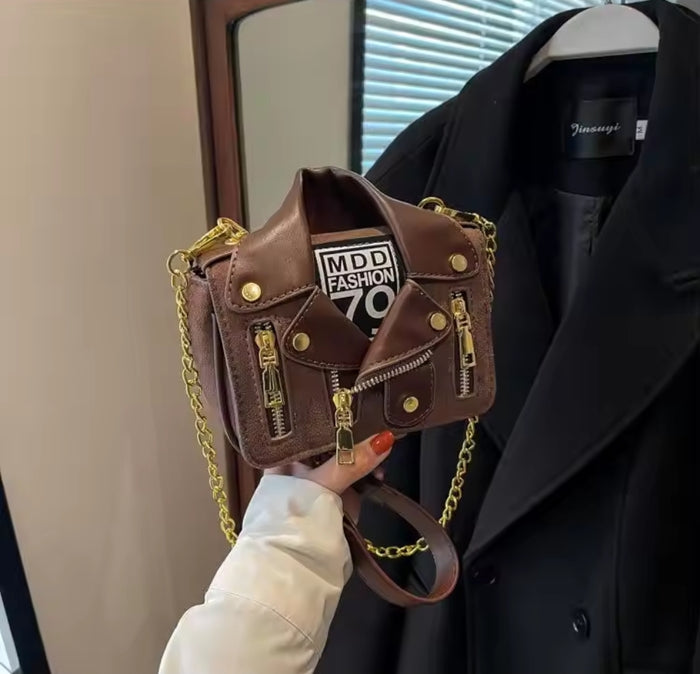 Womens Jacket Design Messenger Handbag