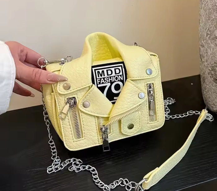 Womens Jacket Design Messenger Handbag
