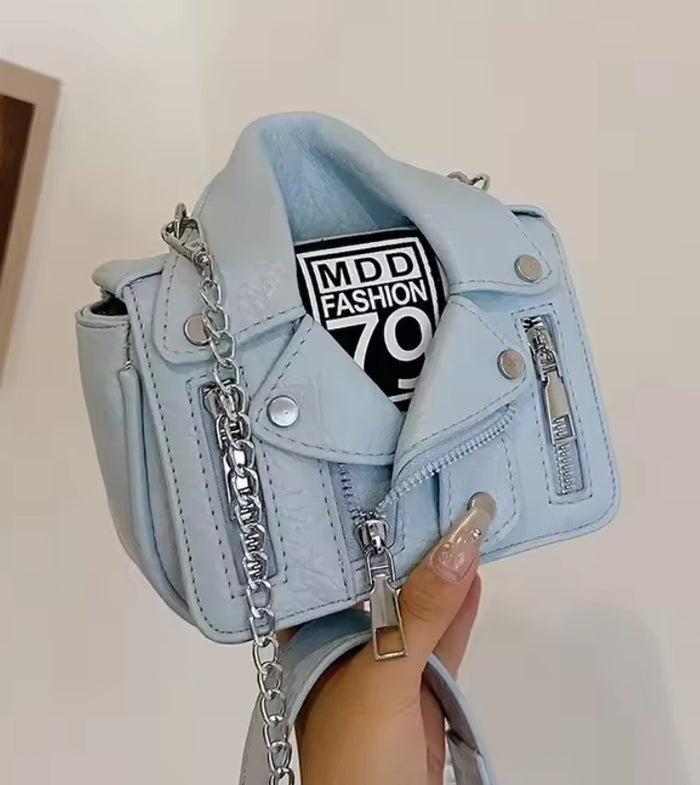 Womens Jacket Design Messenger Handbag