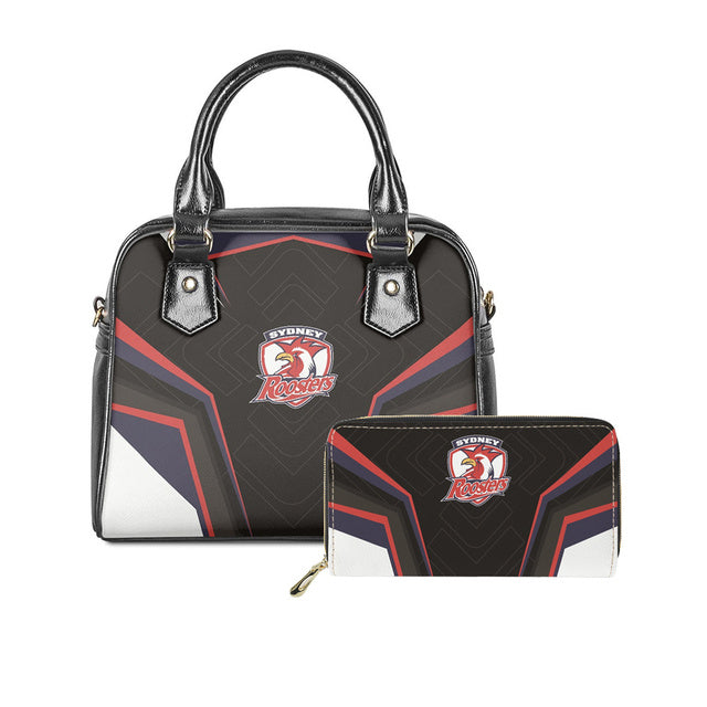 Womens Luxury NRL 2 pc Handbag Tote & Zipper Purse Sets