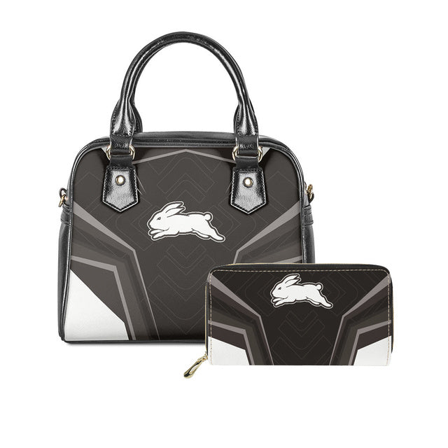 Womens Luxury NRL 2 pc Handbag Tote & Zipper Purse Sets