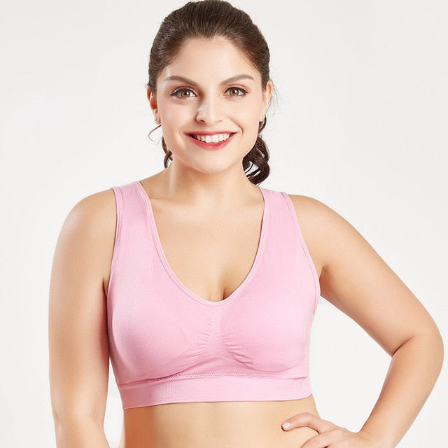 Womens Seamless Assorted Colourful Bras With Pads