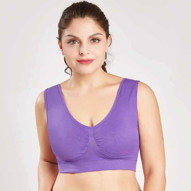 Womens Seamless Assorted Colourful Bras With Pads