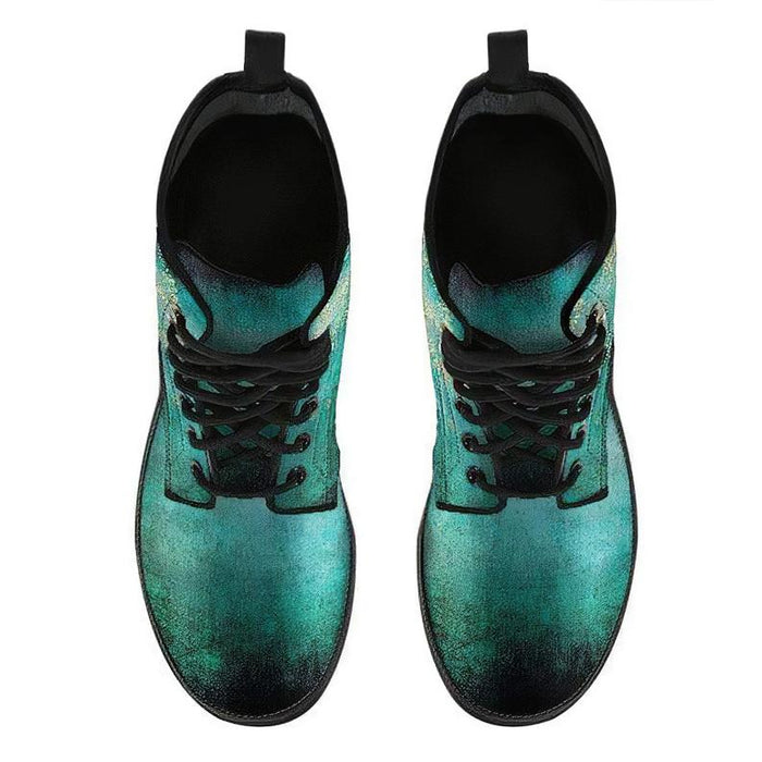 Womens Sun/Moon/Halloween Fashion Lace-Up Boots