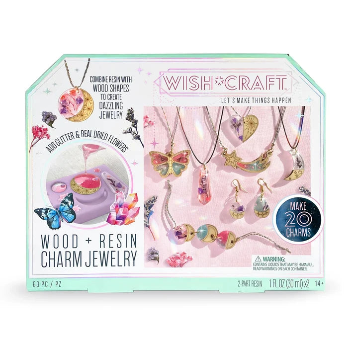 Wood & Resin Charm Jewelry