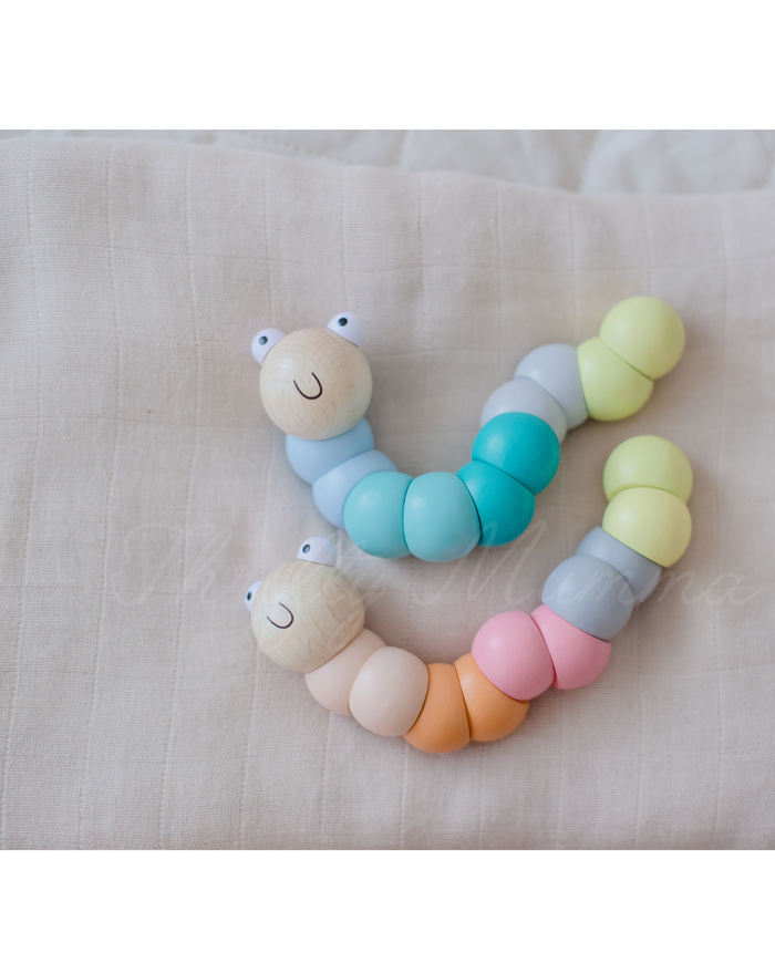 Wooden Wriggly Worms