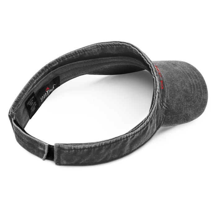 Ya Abbas (as) Red - 3D Embroidered Denim Visor