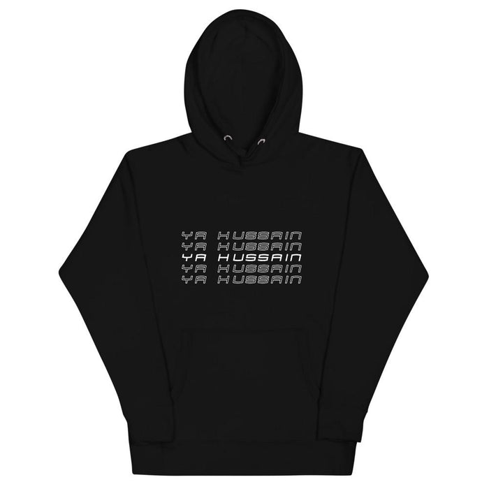 Ya Hussain (as) Retro Style White - Premium Hoodie WOMEN - Hayder Maula