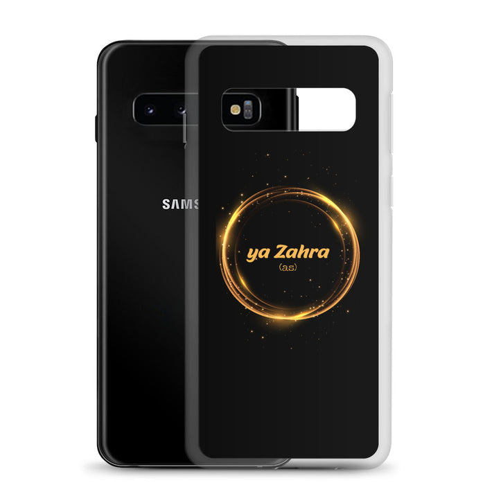 Ya Zahra (as) - Samsung Case Black Gold Circle