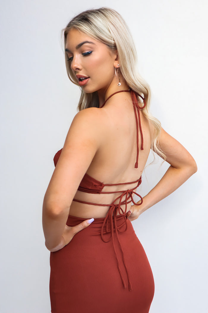 Yasmin Top - Rust - Runway Goddess