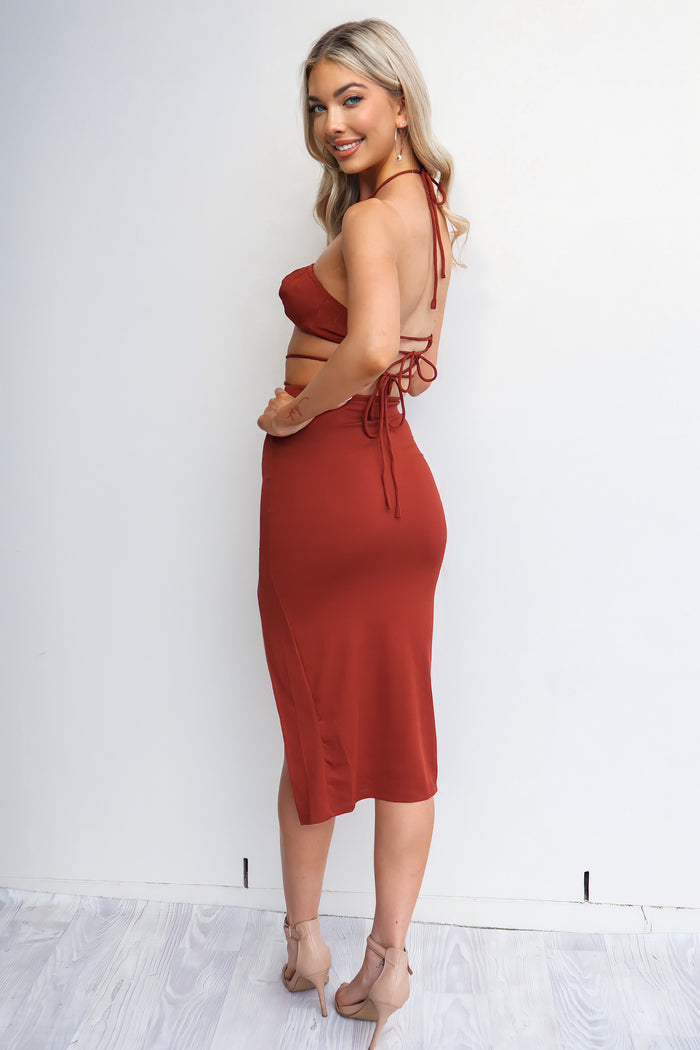 Yasmin Top - Rust - Runway Goddess