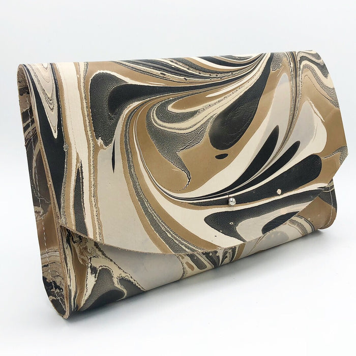 Zebra Tessa Curved Clutch - No One Alike