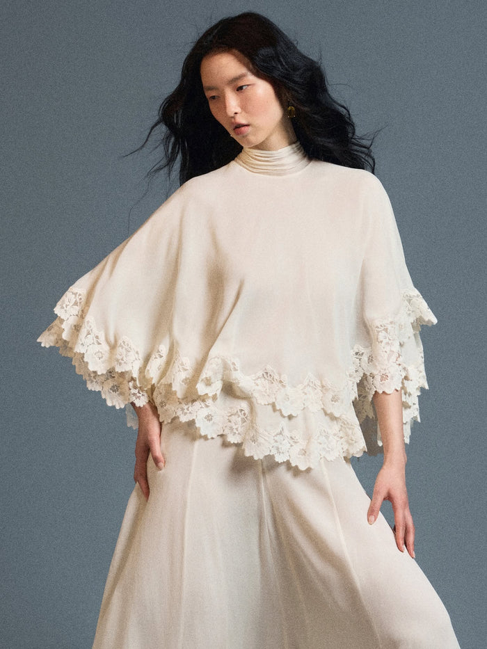 Zephyr Lace Cape