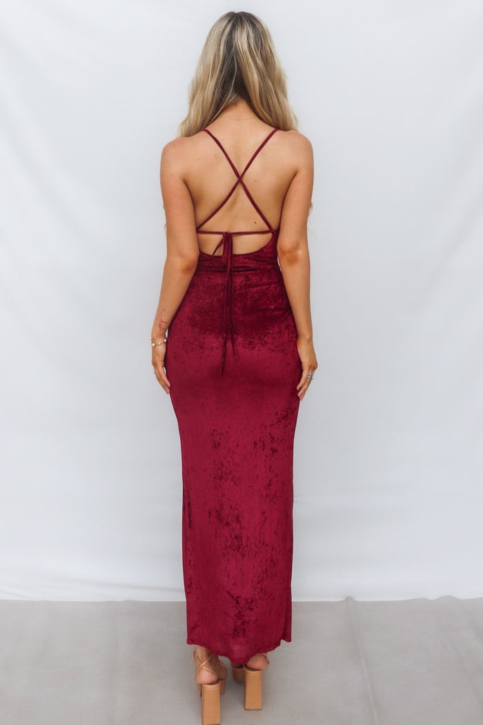 Ziggy Maxi Dress - Red - Runway Goddess