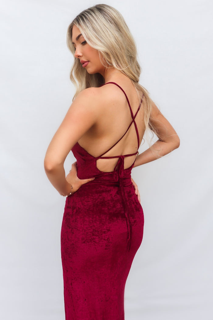 Ziggy Maxi Dress - Red - Runway Goddess