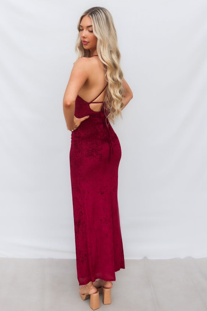 Ziggy Maxi Dress - Red - Runway Goddess