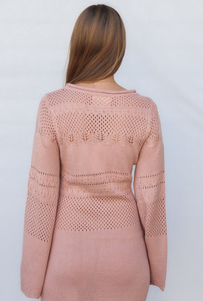 Zila Maxi Dress - Blush - Runway Goddess